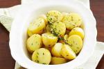 American Steamed Baby Potatoes With Thyme Recipe Appetizer