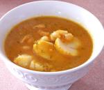 American Squash Soup With Scallops Appetizer