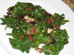 Canadian Wilted Spinach and Balsamic Vinegar Appetizer