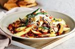 Swiss Penne With Swiss Brown Mushrooms Pancetta and Sage Recipe Appetizer