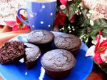 American Healthy Deep Dark Chocolate Muffins Dessert