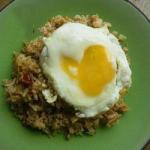 Nasi Goreng Ikan Bilis fried Rice with Anchovies recipe