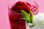 British Cranberry And Raspberry Slushie Recipe Dessert