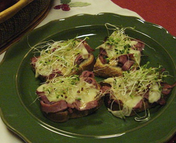 American Lower Fat Reuben Bites Appetizer