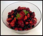 American Berries With Cointreau Dessert