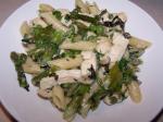 American Pasta Primavera With Chicken and Asparagus Dinner