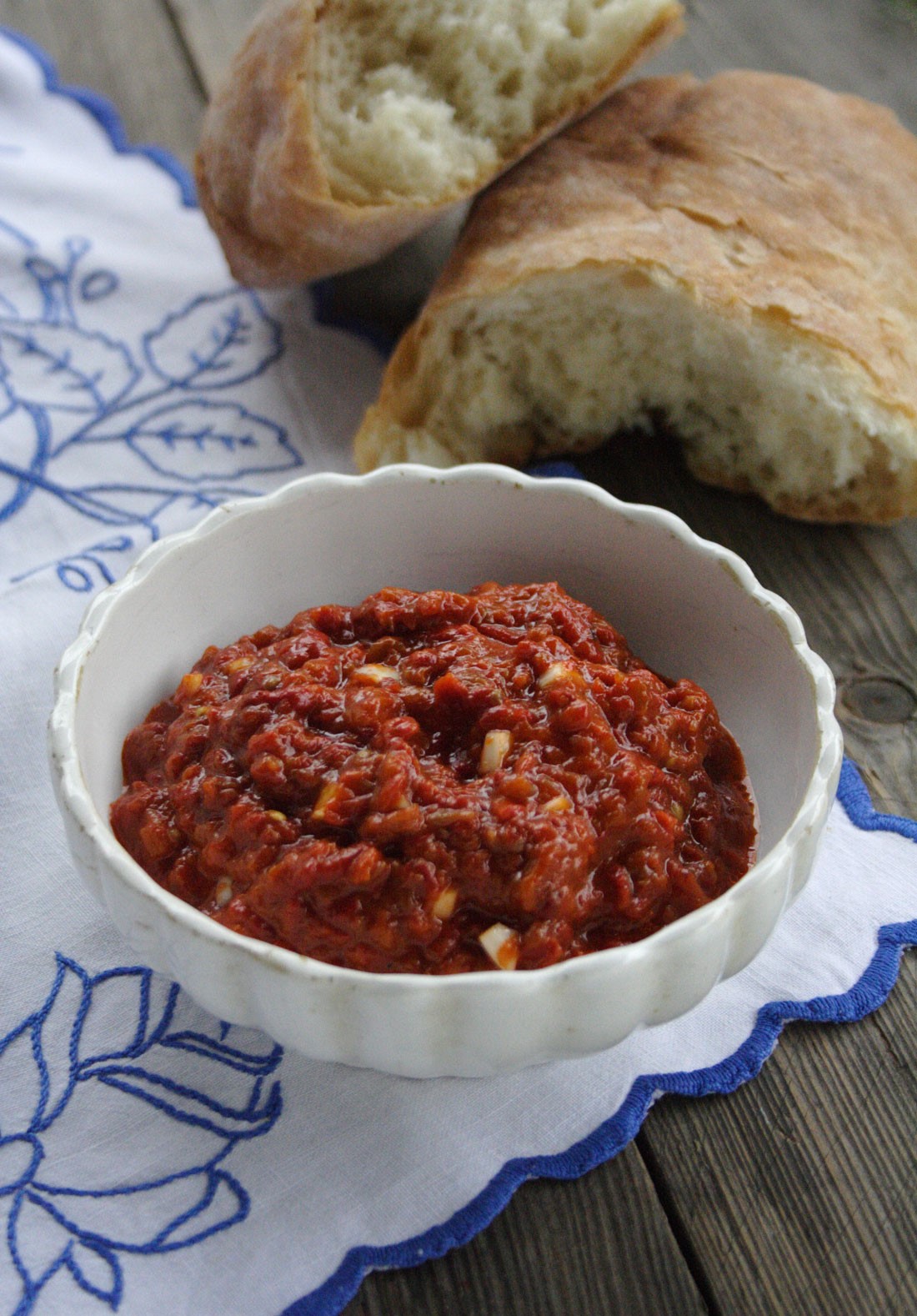 Serbian Red Capsicum Sauce ajvar Appetizer