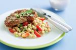 American Veal With Gremolata And Garlic Chickpeas Recipe Dinner