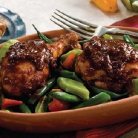 Spanish Chicken and Vegetables with Mole Sauce Dinner