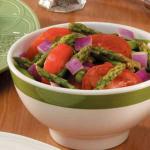 American Spring Asparagus Tomato Salad Appetizer