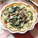 American Spring Greens Quiche Appetizer