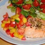 Canadian Salmon with Fruit Salsa Recipe Dinner