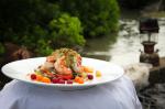 Italian Lagoon Prawns with Ladies Finger Sambol Appetizer