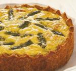 Italian Savory Cheesecake With Ricotta Feta and Asparagus Appetizer