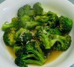 American Braised Broccoli with Garlic Anchovies  Wine Appetizer