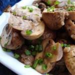 British Herbed Mushrooms with White Wine Recipe Appetizer