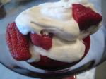 American Strawberries Romanoff Taste Just Like La Madeleine copycat Dessert