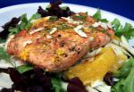 American Salmon on Fennel Salad Appetizer