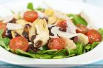 American Artichoke and Baby Arugula Salad with Balsamic Vinaigrette Appetizer