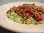 American Cabbage With Meat Sauce Appetizer