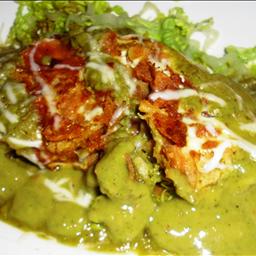 Chilean Chicken Verde green Chile Dinner