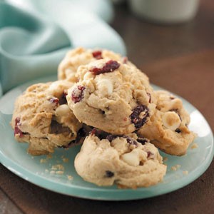 American White Chocolate Cranberry Cookies 3 Dessert