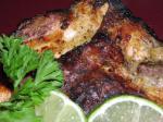 British Curry Barbecued Chicken BBQ Grill