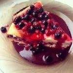 American Gratin with Berries Dessert
