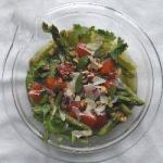 American Salad of Rocket and of Asparagus Appetizer