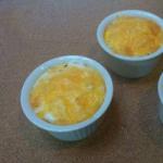 American Eggs in a Casserole Dish to the County and to the Cream Drink