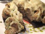 Sausagestuffed Portabella Mushrooms With Mozzarella Cheese recipe