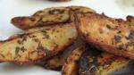 American Herby Roasted Potato Wedges Recipe Appetizer