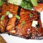 Honeyginger Grilled Salmon Recipe recipe