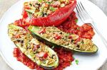 American Couscous Herb and Seed Stuffed Vegetables Recipe Appetizer