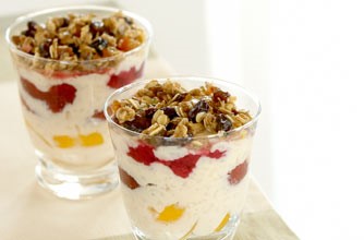 Canadian Berried Treasure Pudding Dessert