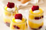 Canadian Cherry and Lemon Trifles Dessert
