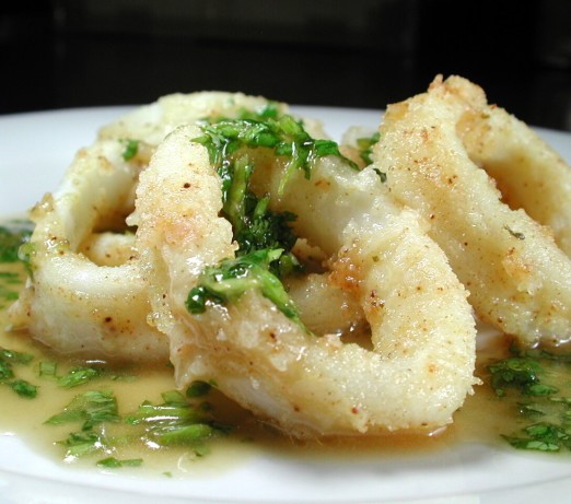 American Easy Calamari Cajun Style With Lime Vinaigrette Dinner