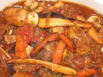American Beef Stew With Roasted Root Vegetables Appetizer