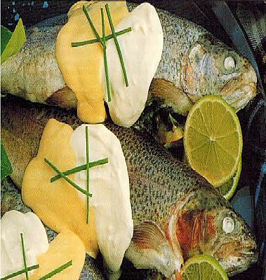 British Lemon And Herb Rainbow Trout Appetizer