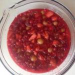German Red Fruit Jelly with June Fruit Breakfast