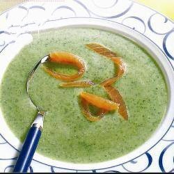 American Potato Soup with Watercress Appetizer