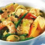 Seafood Pot with Saffron and Vegetables recipe