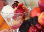 Honey Thyme Baked Summer Fruits recipe