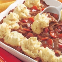 Canadian Oven Baked Swiss Steak with Potato Dinner