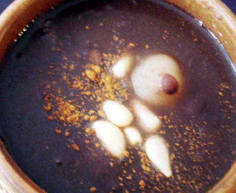 Korean Danpatjuk - Sweet Red Bean Soup Soup