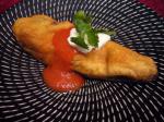 Chilean Chiles Rellenos With Sauce Appetizer