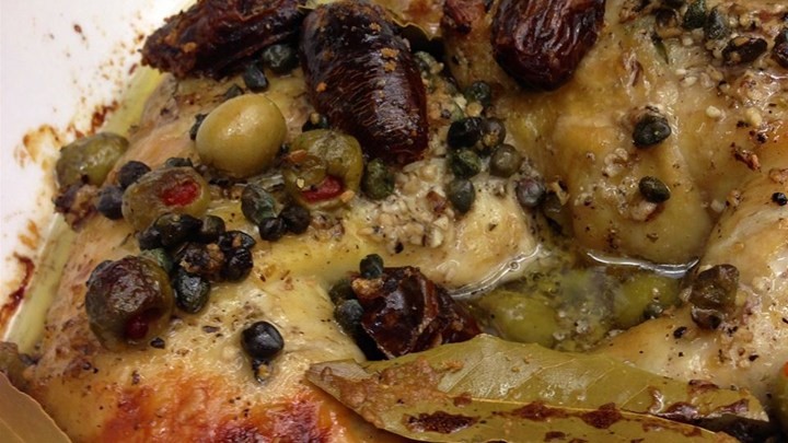 Arabic Prune and Olive Chicken Recipe Appetizer