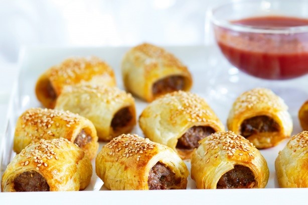 American Chilli Lamb Mini Sausage Rolls Recipe Appetizer