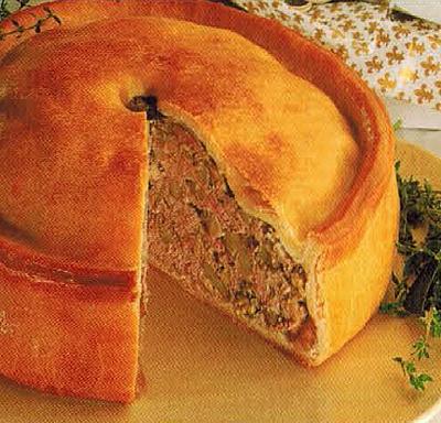 American Raised Pork Pie Dinner