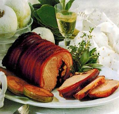 Pork With Apple And Prune Stuffing recipe